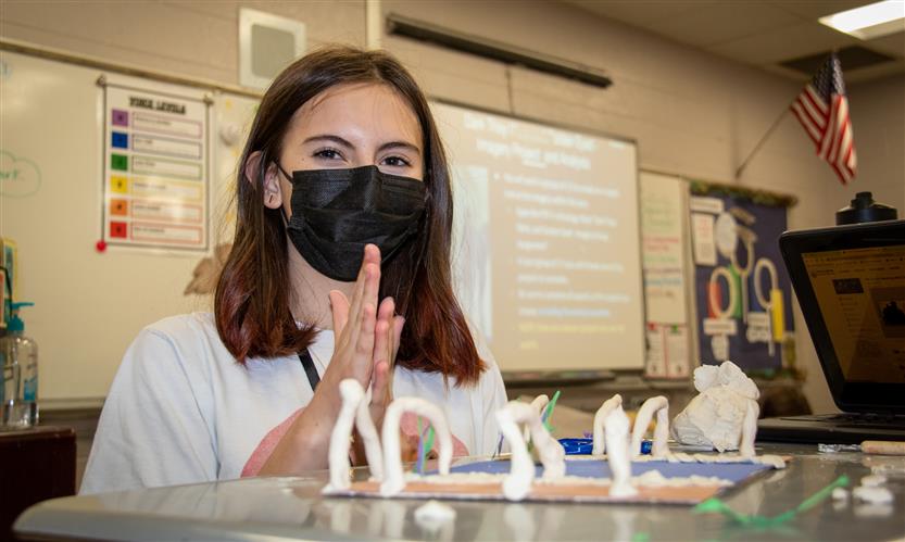 Students create imagery projects